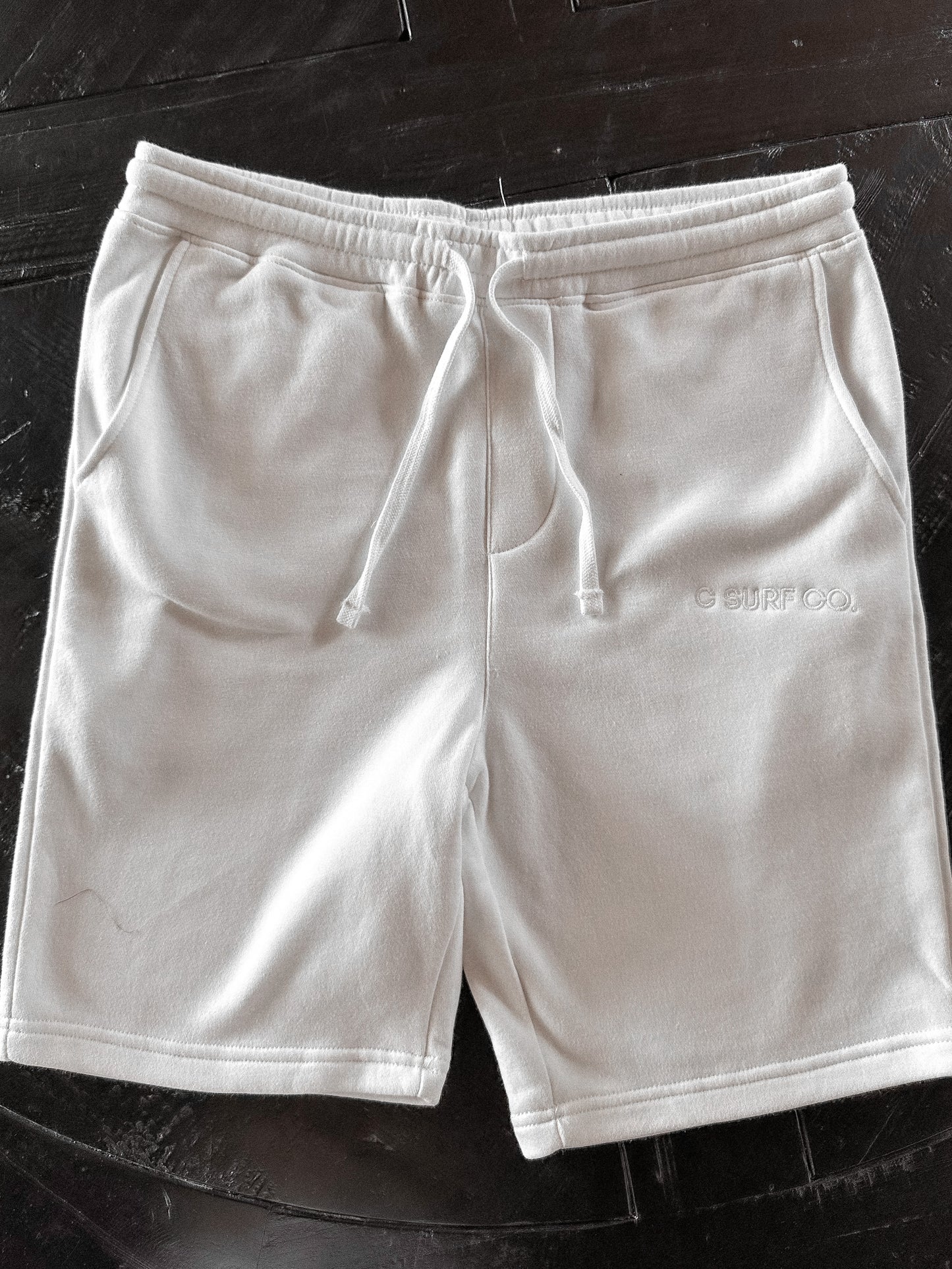 Shoreline Sweatshorts - Seashell White