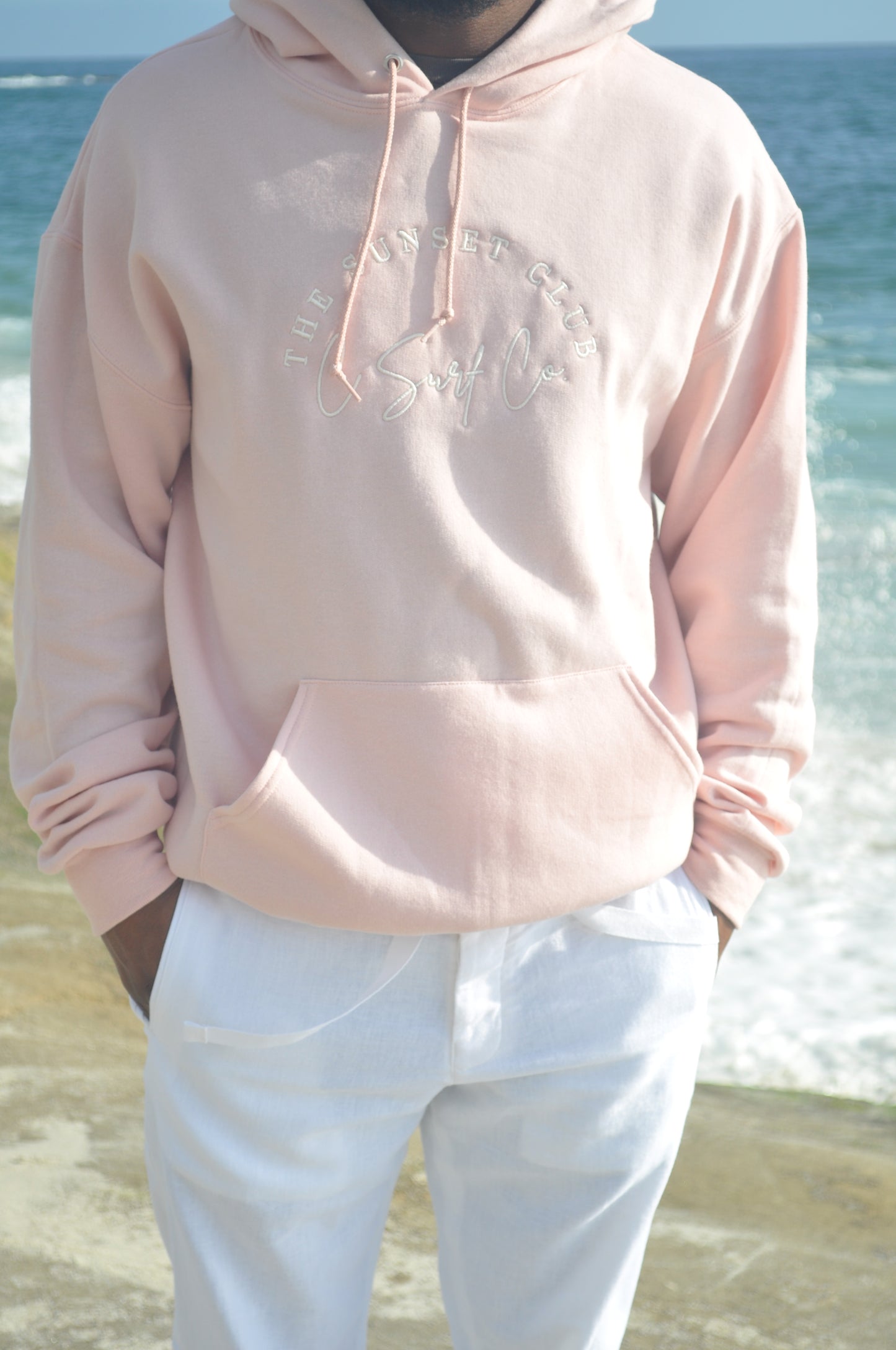 The Sunset Club Hoodie - Seashell Pink