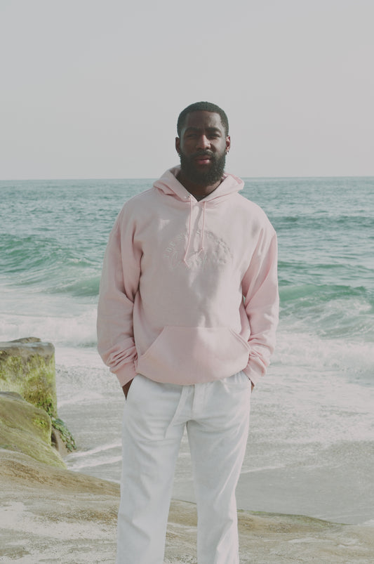 The Sunset Club Hoodie - Seashell Pink