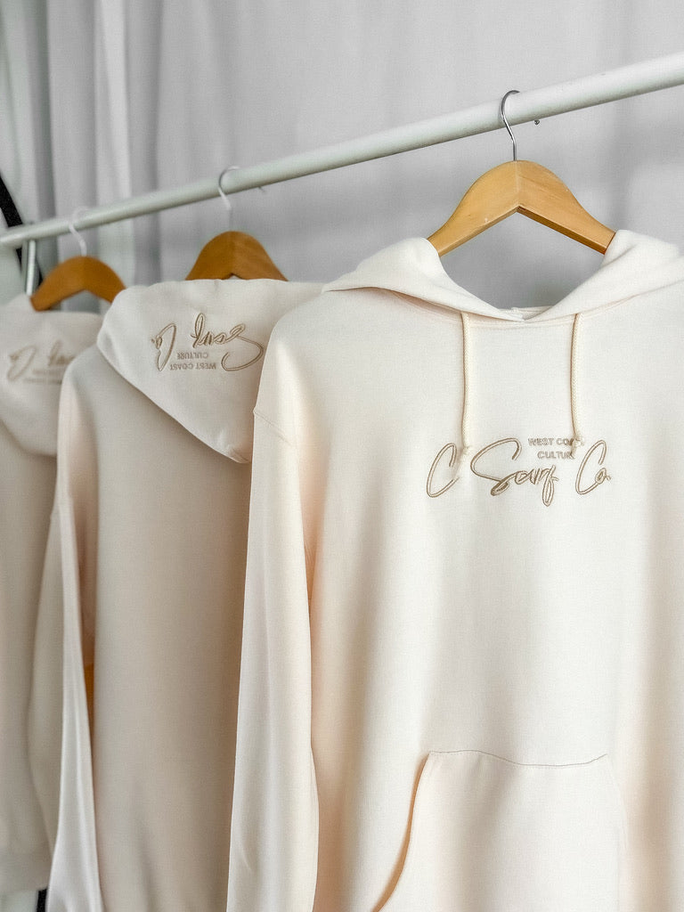 West Coast Culture Hoodie - Sweet Cream