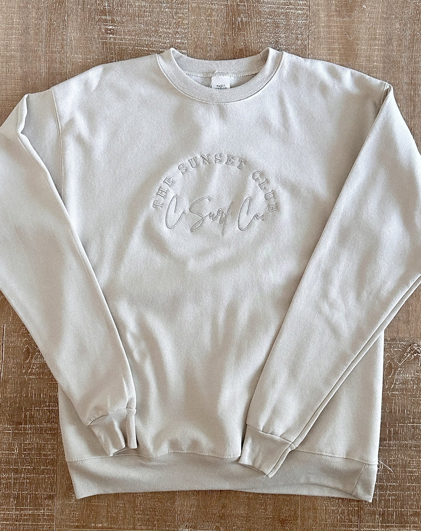 The Sunset Club Crewneck - Exclusive Sand