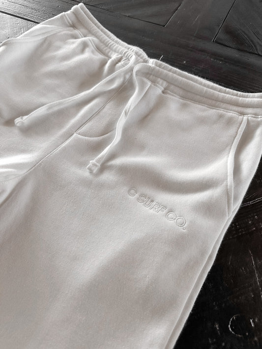 Shoreline Sweatshorts - Seashell White