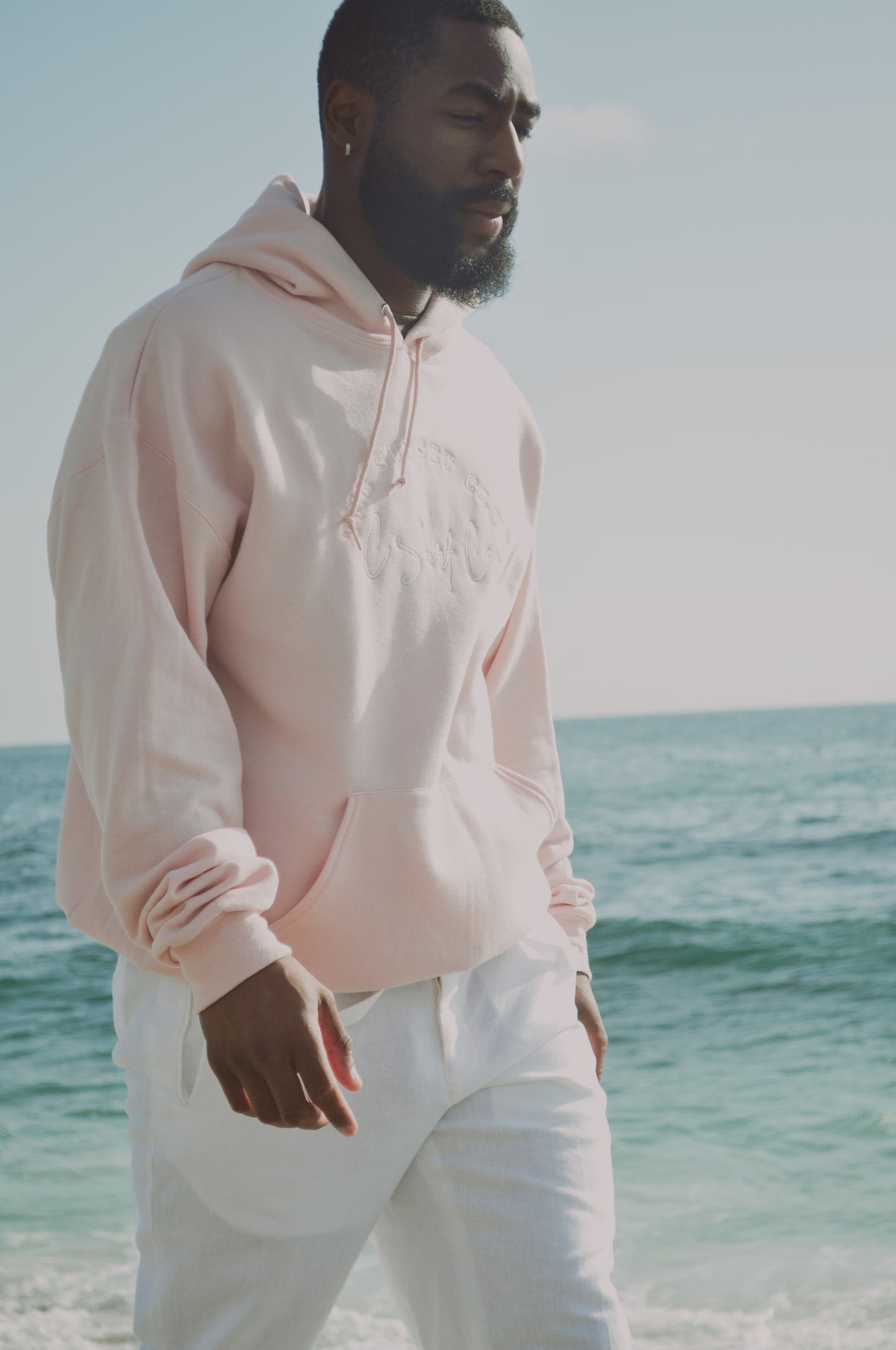 The Sunset Club Hoodie - Seashell Pink