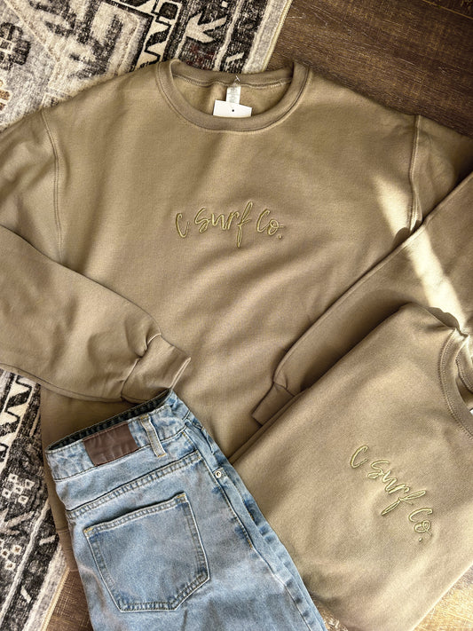 Classic Crewneck - Khaki Green