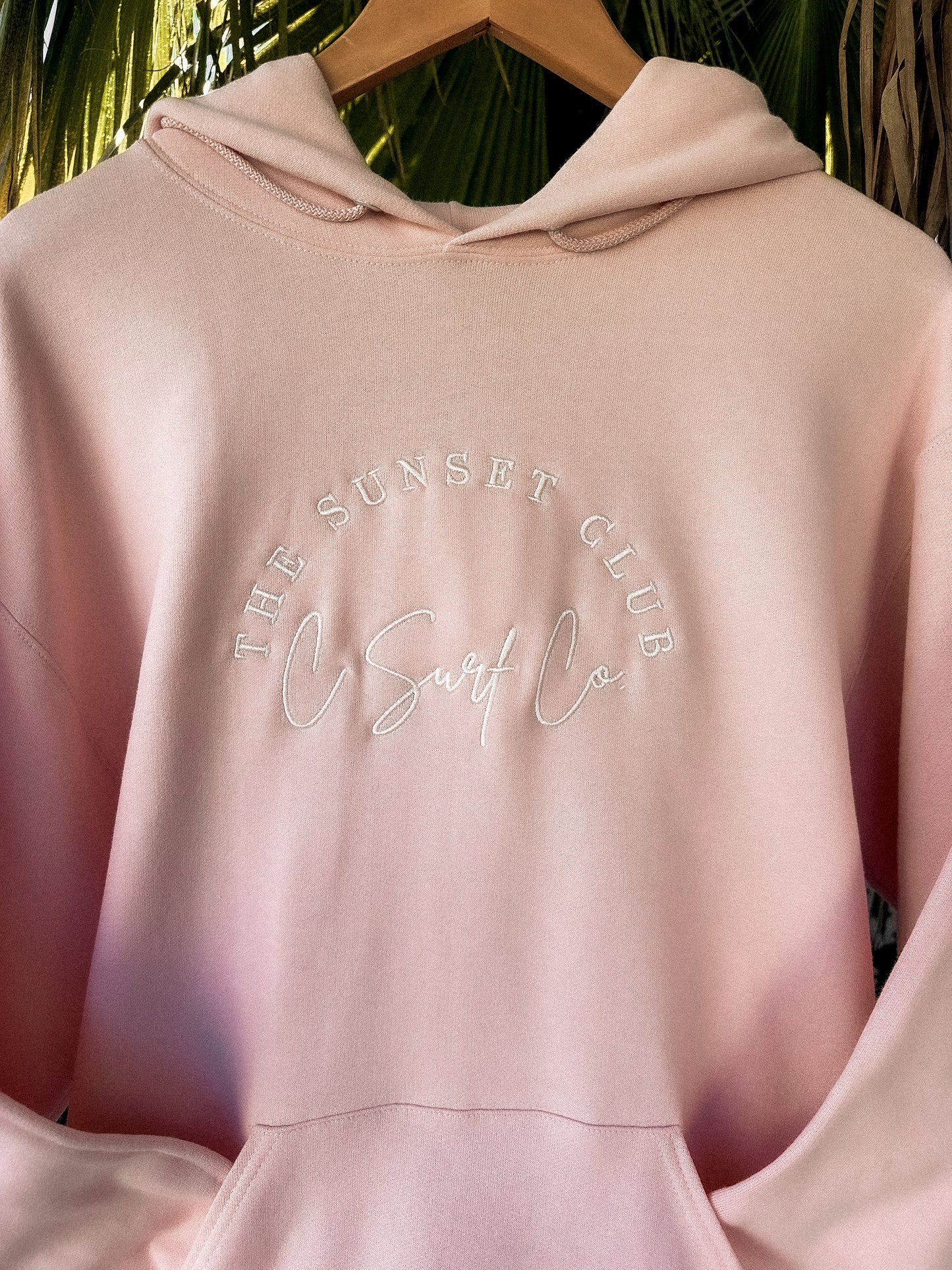 The Sunset Club Hoodie - Seashell Pink