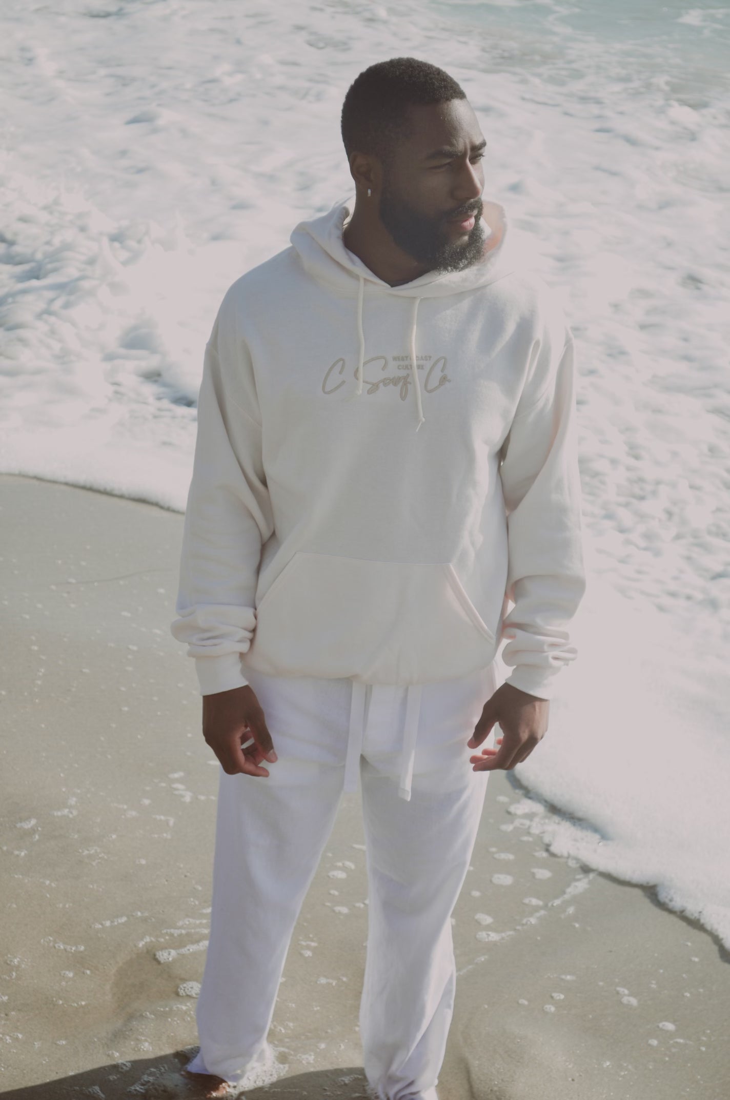 West Coast Culture Hoodie - Sweet Cream