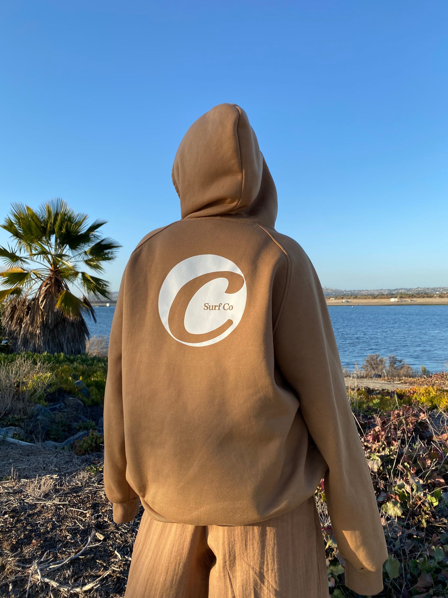 C Surf Co Hoodie - Khaki