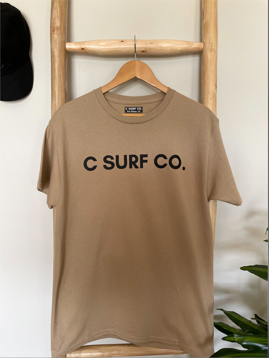 C Surf Co. West Coast Tee - Tan