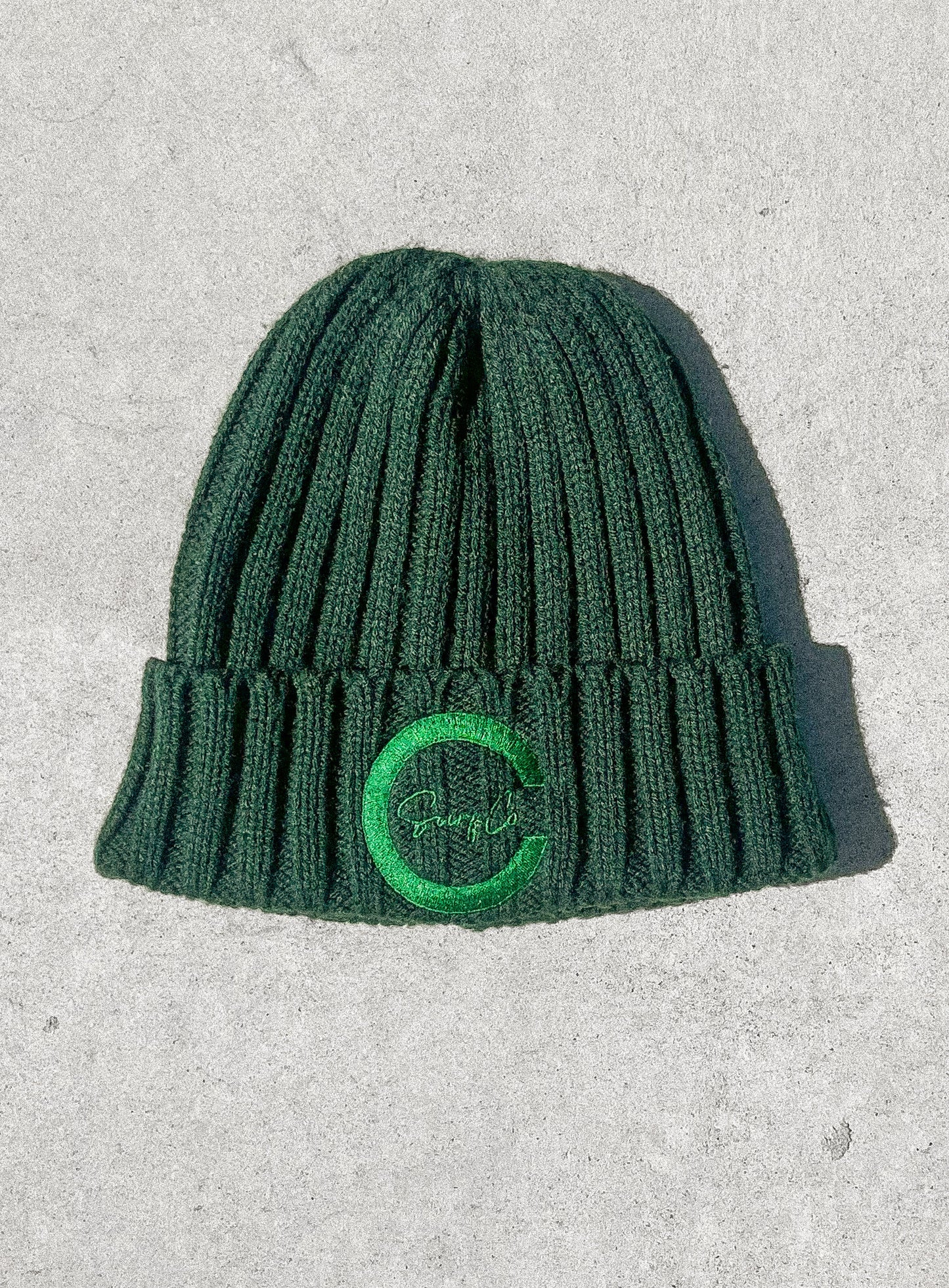 C Surf Co. Basic Beanie - Forest Green