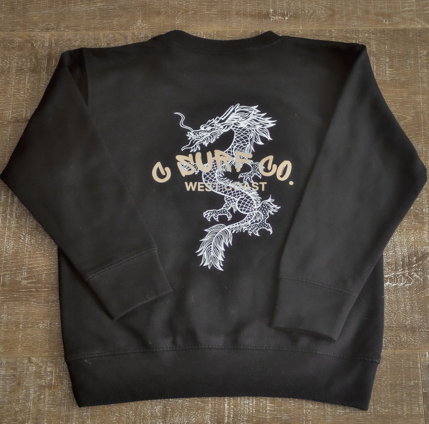 Dragon Toddler Crewneck - Black